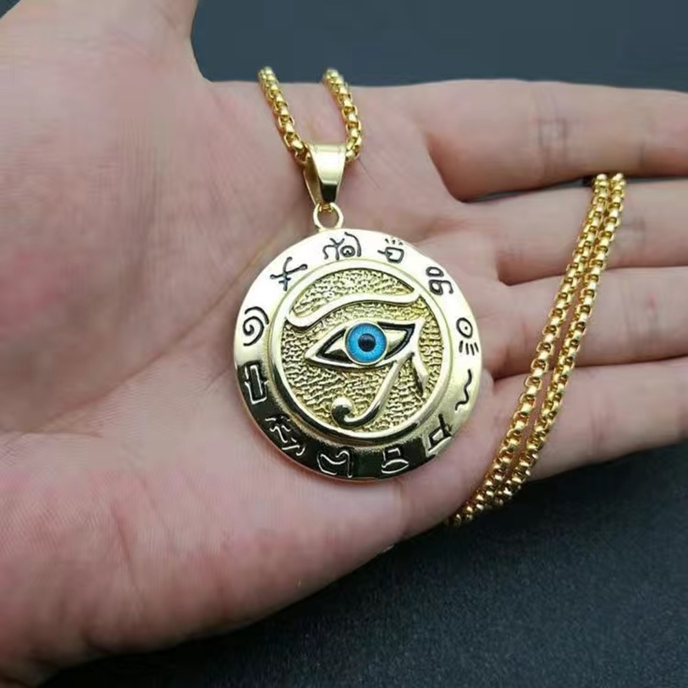 Eye of Horus Pendant Necklace - Picture 3 of 6